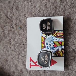 Men cuff links handmade typewriter keys so cool words are shift freedom cool
